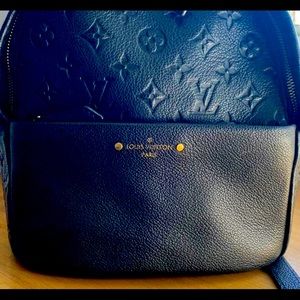 Louis Vuitton Sorbonne grained leather backpack. Purchased preowned